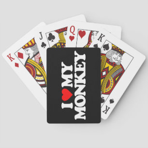 JEU DE CARTES J'AIME MON SINGE