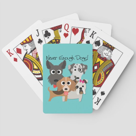 Jeu De Cartes Jamais assez de chiens (dos)