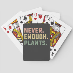 Jeu De Cartes Jamais Assez Plante jardinage Vintage