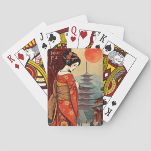 Jeu De Cartes Japon geisha maiko Classic Playing Cards