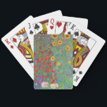 Jeu De Cartes Jardin agricole de Gustav Klimt avec tournesols<br><div class="desc">Jardin agricole de Gustav Klimt avec des tournesols et des cartes à jouer.</div>
