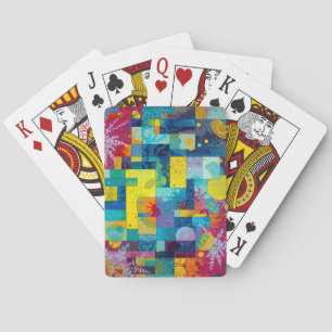 Jeu De Cartes Jardin de l'Épanouissement Cosmique : Mosaïque Abs
