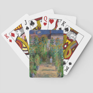 Jeu De Cartes Jardin de Monet Vetheuil Impressionim Peinture de