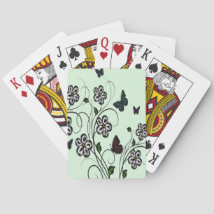Jeu De Cartes Jardin de papillons vert