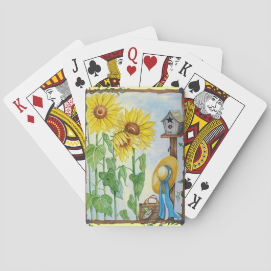 Jeu De Cartes Jardin de Sunflower (dos)