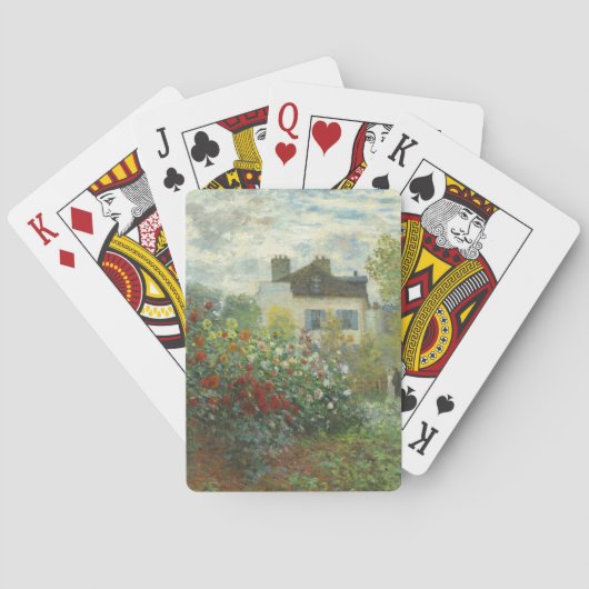 Jeu De Cartes Jardin des artistes de Monet dans Peinture d'Argen (dos)