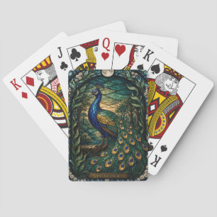 Jeu De Cartes Jardin du Palais du Paon Verre Peint Illumina