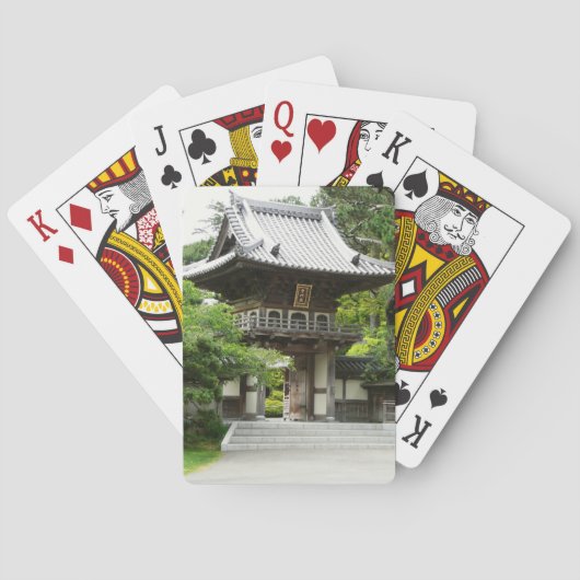 Jeu De Cartes Jardin japonais de thé à San Francisco (dos)