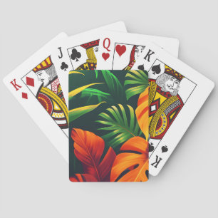JEU DE CARTES JARDIN NATUREL FEUILLE LÉGER