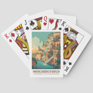 Jeu De Cartes Jardins suspendus de Babylone 7 Merveilles du Mond