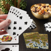Jeu De Cartes Jasper d'océan de couleur jaune (In Situ)