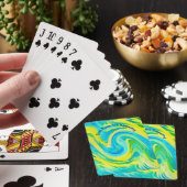 Jeu De Cartes Jaune et Bleu (In Situ)