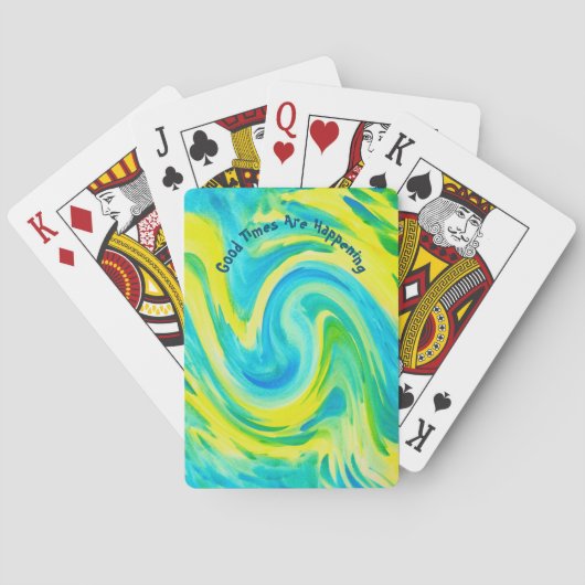 Jeu De Cartes Jaune et Bleu (dos)