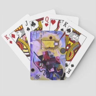 Jeu De Cartes Jaune Kandinsky.