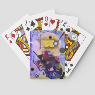Jeu De Cartes Jaune Kandinsky.