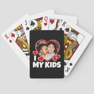 Jeu De Cartes J'Coeur Mes Enfants Photo Personnalisée