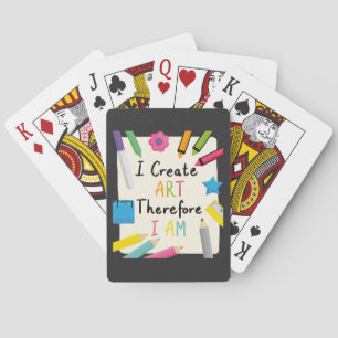 Jeu De Cartes Je crée un message d'art avec de la papeterie colo