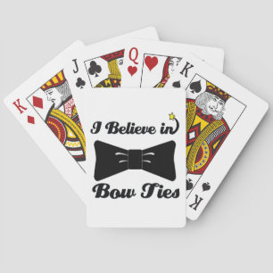 Jeu De Cartes je crois en arc cravate