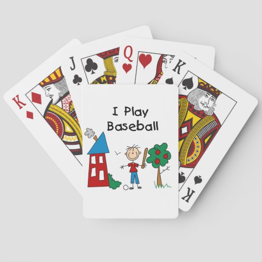 Jeu De Cartes Je Joue au Baseball (dos)