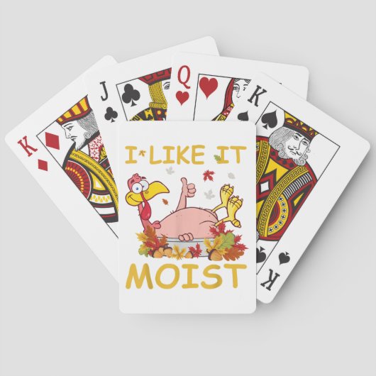 Jeu De Cartes Je l'aime humide drôle de dinde comme le dîner de (dos)