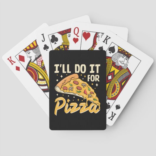 Jeu De Cartes Je le ferai pour la pizza (dos)