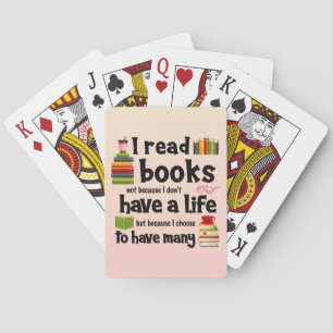 Jeu De Cartes Je Lis Des Livres Parce Que Je Dirige Beaucoup De