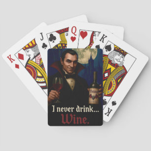 Jeu De Cartes "Je Ne Bois Jamais... Vin" Vampire Humour Horreur