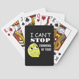 Jeu De Cartes je ne peux pas m’arrêter de penser à vous