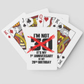 Jeu De Cartes Je ne suis pas 30 (dos)