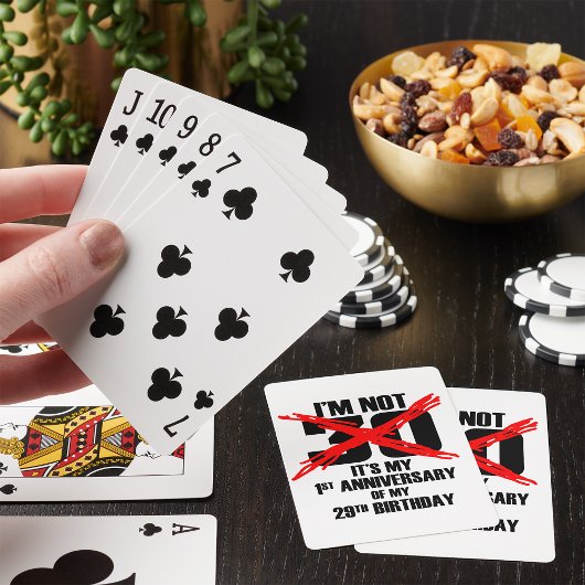 Jeu De Cartes Je ne suis pas 30 ans
