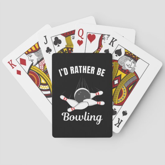 Jeu De Cartes Je préférerais faire du bowling (dos)
