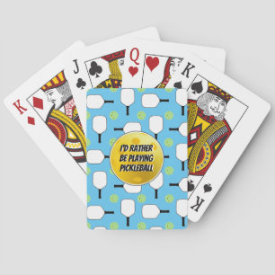 Jeu De Cartes Je Préférerais Jouer Pickleball Paddles Baby Blue