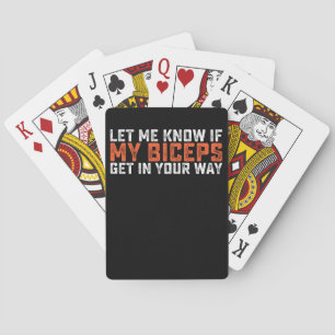 Jeu De Cartes Je Sais Si Mes Biceps Se Trouvent Dans Votre Chemi