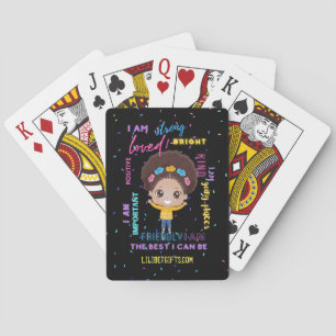 Jeu De Cartes JE SUIS - Affirmations Positives Fille Ballerine Q