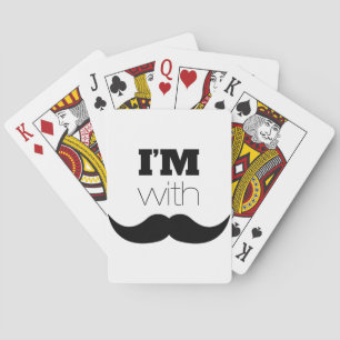 Jeu De Cartes Je suis avec Moustache