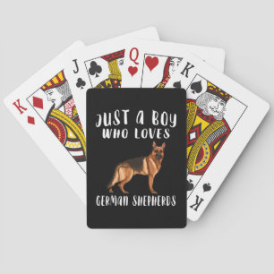 Jeu De Cartes Je Suis Juste Un Garçon Qui Aime Le Berger Alleman