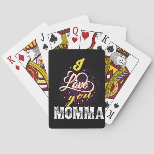 Jeu De Cartes je t'aime maman (dos)