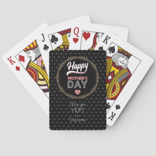 Jeu De Cartes Je t'aime maman (dos)