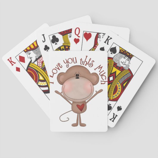 Jeu De Cartes Je t'aime MONKEY (dos)