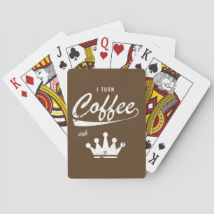 Jeu De Cartes Je transforme le café en KOMs