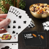 Jeu De Cartes Je Yam Ce Que Je Yam Funny Food Lover Classique (In Situ)