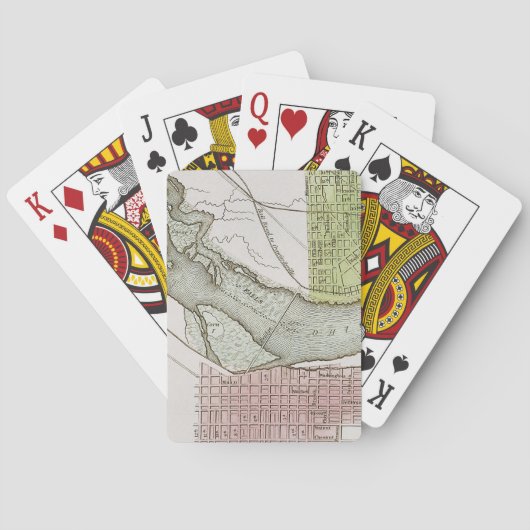 JEU DE CARTES JEFFERSONVILLE, INDIANA : CARTE (dos)