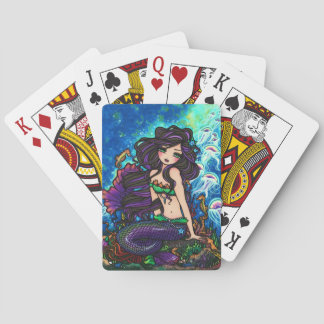 Jeu De Cartes Jellyfish Mermaid Fantasy Marine Art Playing Cards