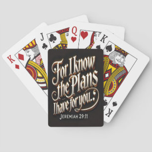 Jeu De Cartes Jeremiah 29:11 Chemin Divin