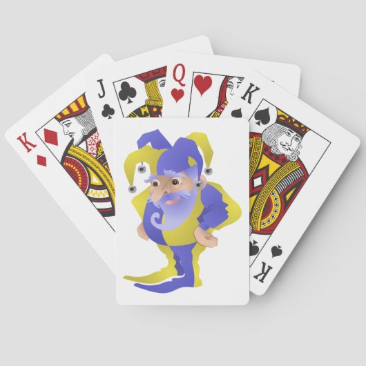Jeu De Cartes Jester Violet Et Vert (dos)