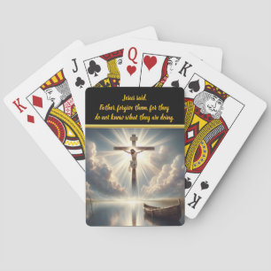Jeu De Cartes Jésus Accroché Au-Dessus De L'Océan Serné