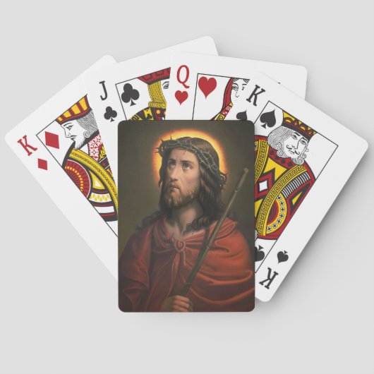Jeu De Cartes Jésus-Christ avec la Couronne d'épines (dos)