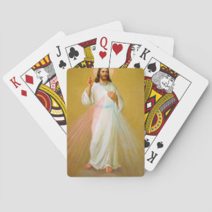 Jeu De Cartes Jésus Christ Bénir Notre Seigneur le Sauveur catho