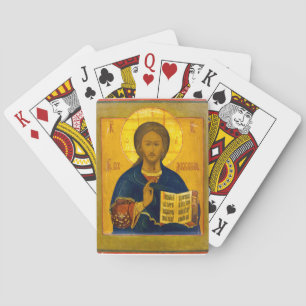 Jeu De Cartes Jésus Christ Icône russe