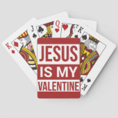 Jeu De Cartes Jésus Est Ma Foi Chrétienne Valentine (dos)